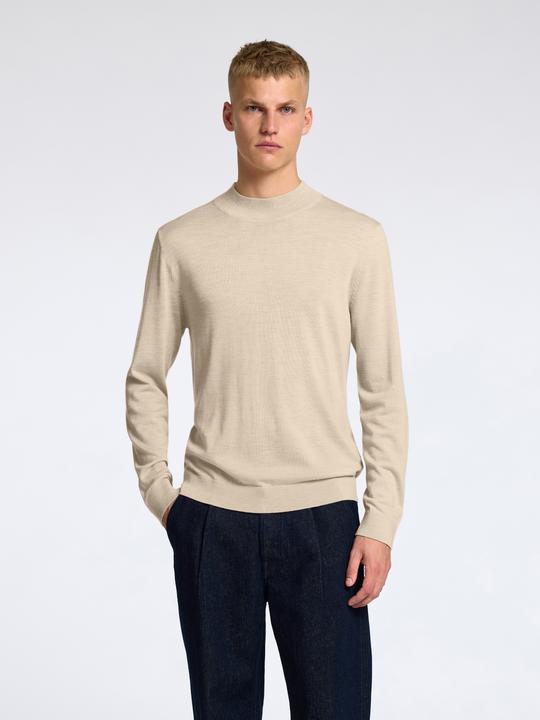 Actual product image Selected Homme Slhtray Ls Knit Merino Mock Neck Noos (XXL)