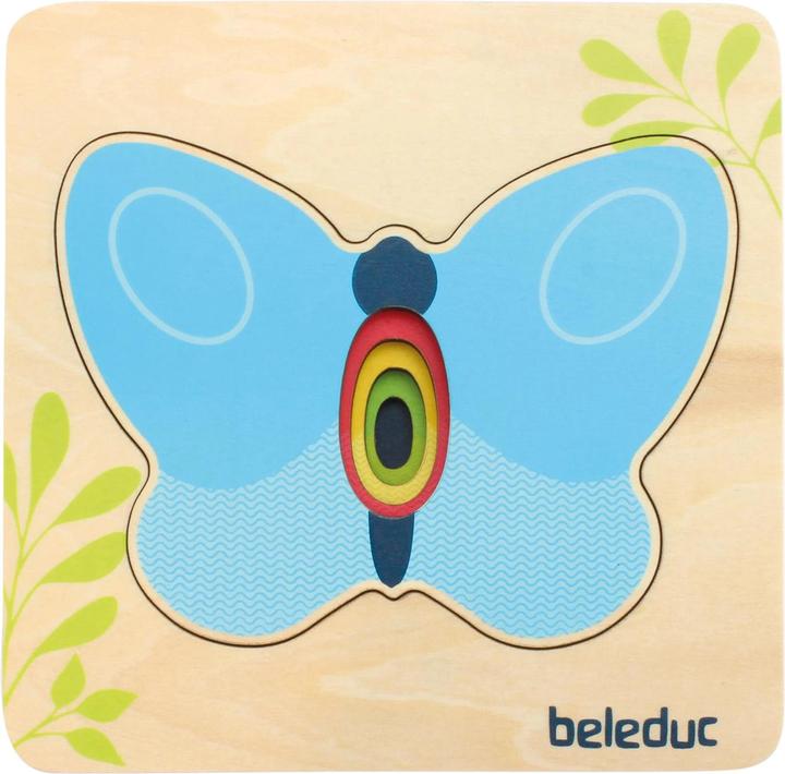 Actual product image Beleduc Layer Puzzle Little Butterfly (4 pieces)
