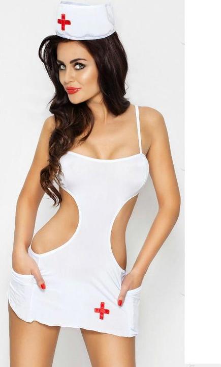 Passion Nurse Costume with Cut-outs