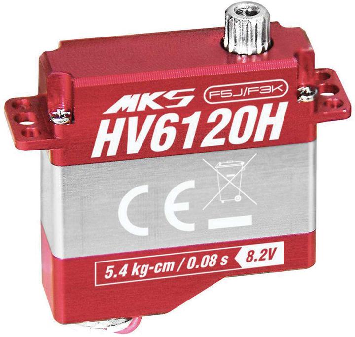 Image du produit Mks hv6120h servo numérique pour f5j, f3k...
