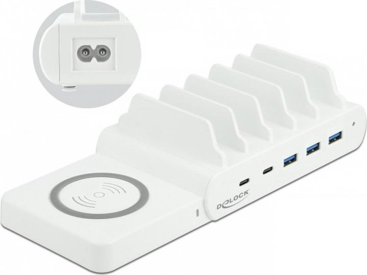 Immagine prodotto Delock Stazione di ricarica 41450 con caricatore wireless (100 W)