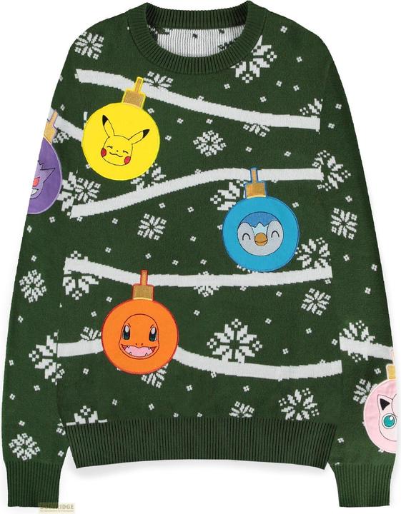 Difuzed Pokémon - Xmas Balls Christmas Jumper - XL (XL)