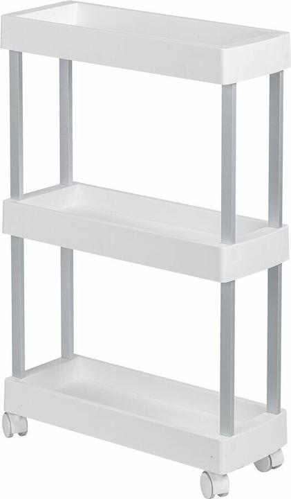 Wenko Household and bathroom trolley Mino white