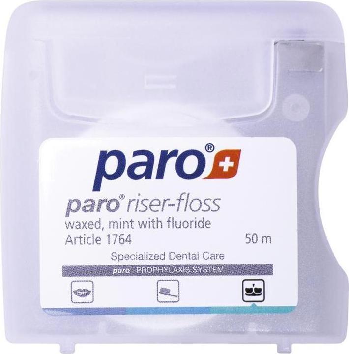 Image du produit Paro Riser Floss 50m gewachst Mint mit Fluorid (50 m)