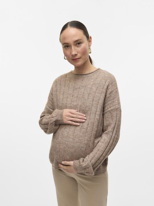 Immagine prodotto Vero Moda Maternity Vestibilità regolare Maglia a girocollo Top in maglia (L)