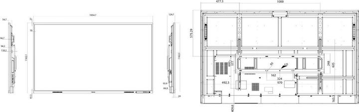 Actual product image Hisense 86MR6DE-E GoBoard (3840 x 2160 Pixels, 86")