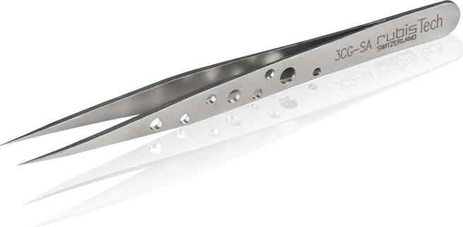 Rubis Pinzette perforiert, spitz, 11 cm, 3CG