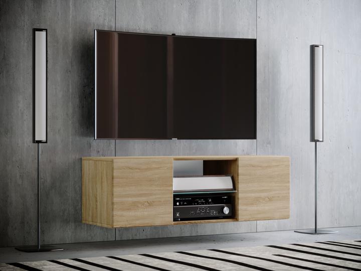 Immagine prodotto VCM Mobile TV a parete in legno Jusa (115 x 36 x 40 cm)