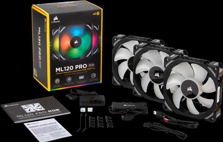 Produktbild Corsair ML120 PRO RGB 3er (120 mm, 3 x)