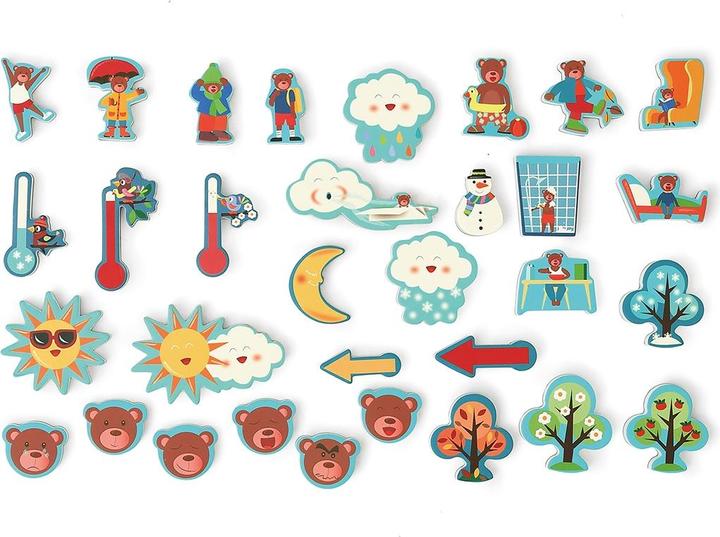 Actual product image Scratch Magnet Game Daily Schedule (German)