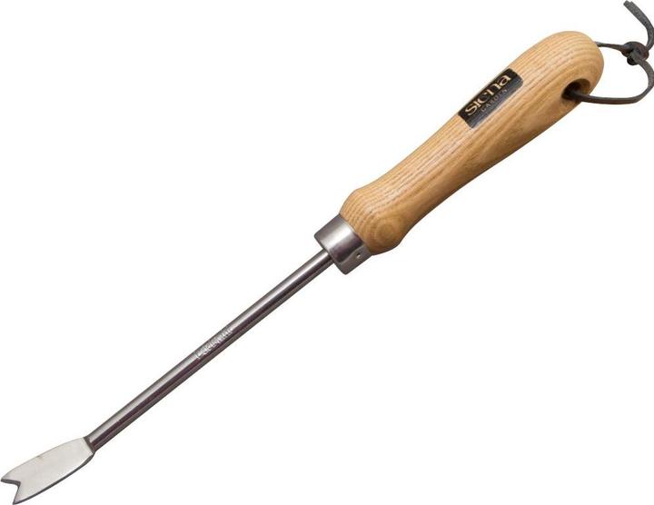Siena Garden Unkrautstecher Classic, Edelstahl mit Holzgriffen