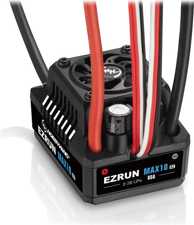 Immagine prodotto Hobbywing Ezrun MAX10 G2 80A Combo con albero 3652SD-3300kV 3.175