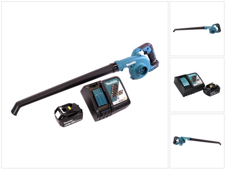 Productafbeelding Makita DUB 186 RG1 Accu bladblazer 18 V + 1x accu 6.0 Ah + lader (Oplaadbare batterij, Bladblazer)