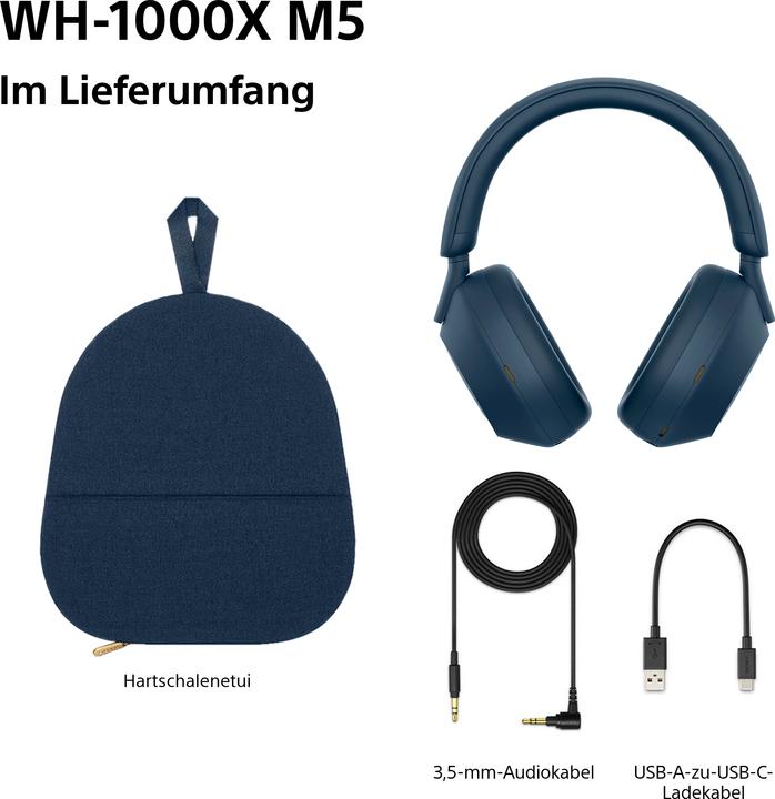 Actual product image Sony WH-1000XM5 (NC, 30 h, Wireless, Cable)