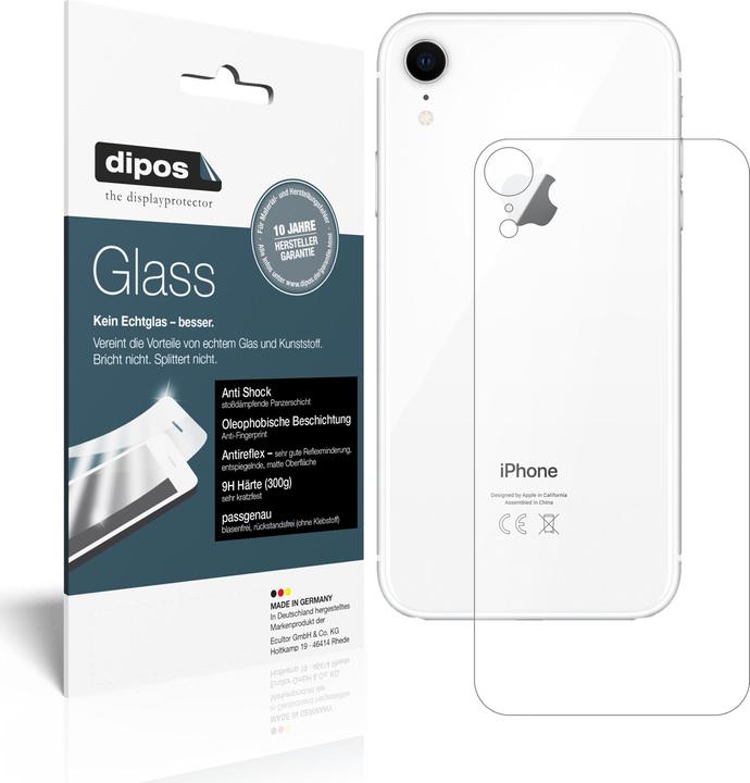 Actual product image Dipos Screen Protector Anti-Shock (2 Piece, Apple iPhone XR)
