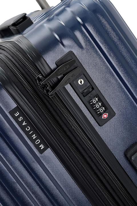 Actual product image Münicase Hartschalen Reisekoffer mit 4 Rollen und Teleskopgriff (38 l, Hand luggage (up to 50 litres))