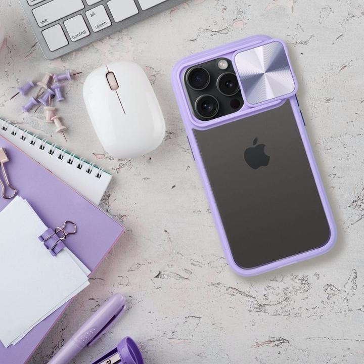 Actual product image OEM Back panel cover SLIDER case for IPHONE 13 Pro Max purple (iPhone 13 Pro Max)