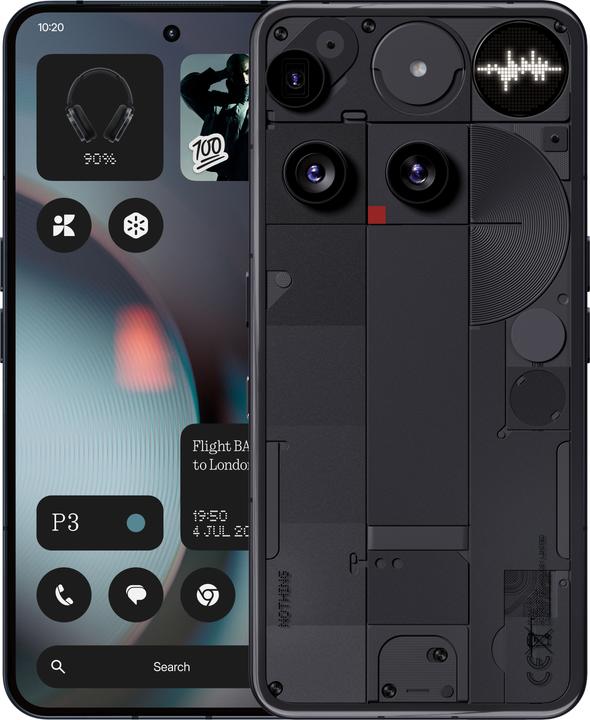 Nothing Nothing Phone (3) (256 Go, Noir, 6.67", Double SIM, 50 Mpx, 5G)