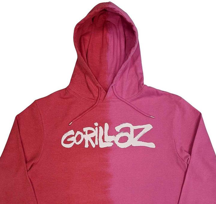 Immagine prodotto Gorillaz Felpa con cappuccio con logo bicolore per adulti (L)