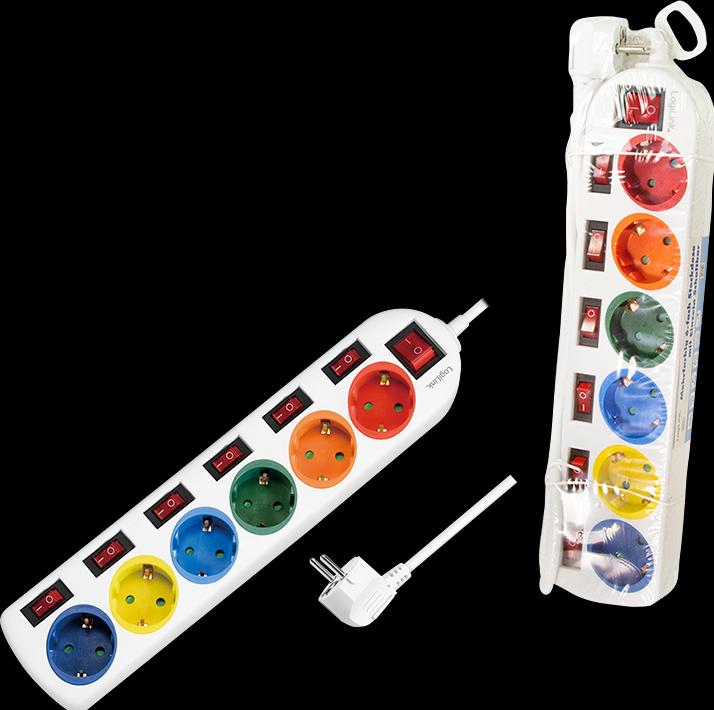 Immagine prodotto LogiLink 6x CEE 7/3 (6 x, CEE 7/3, 1.50 m)