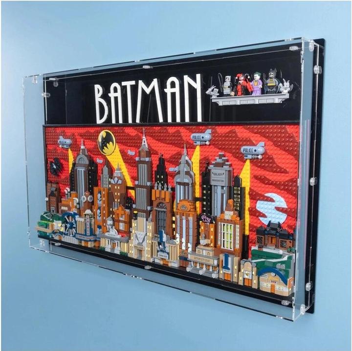 Actual product image iDisplayit Acrylic wall display for LEGO® 76271 Batman: The Animated Series Gotham City