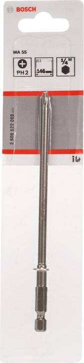 Produktbild Bosch Professional Zubehör Schrauberbit Extra-Hart PH 2, 145 mm, 1er-Pack (Kreuz Phillips PH M2)