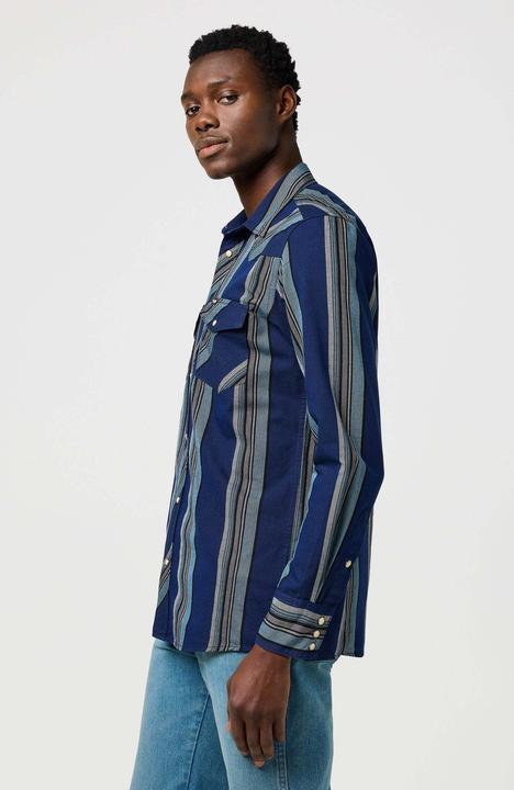 Immagine prodotto Wrangler Langarmhemd Western Indigo Shirt (XL)