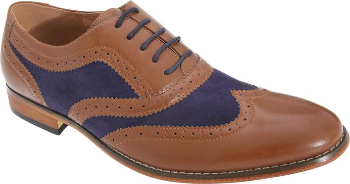 Actual product image Universal Textiles Lace-up shoes with wing cap and perforated pattern (39.5)