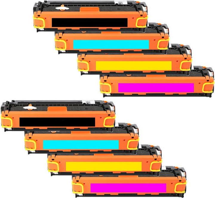 Actual product image Hermex Compatible HP Color LaserJet 2840 Toner Cartridges (M, Y, FC, C)