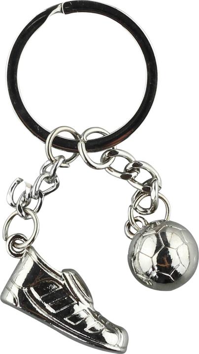 PhoneLook Universeller / Schlüsselring Fussball & Sportschuh Silber