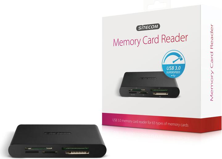 Actual product image Sitecom MD-061 Card reader (USB 3.0)