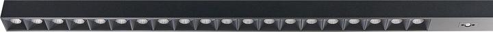 Produktbild Beliani Stehlampe LED Metall schwarz 194 cm rechteckig MENSA (10800 lm, E27)