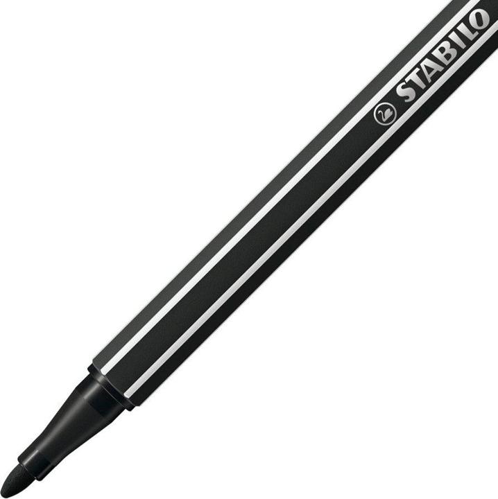 Actual product image STABILO Pen 68 Premium felt-tip pen (Black, 10 x)