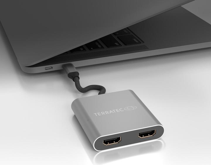 Produktbild Terratec USB Typ-C zu (HDMI, 10 cm)