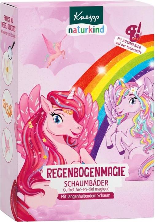 Actual product image Kneipp Naturkind Geschenkset Badezusatz Regenbogenmagie (3-teilig) (120 ml, Bubble bath)