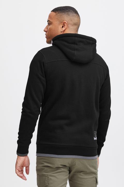 Actual product image Solid BenjaminZip Pile Men's Zip Up Sweater Zipper Jacket With Teddy Fleece With Hood With Teddy Fur (S)