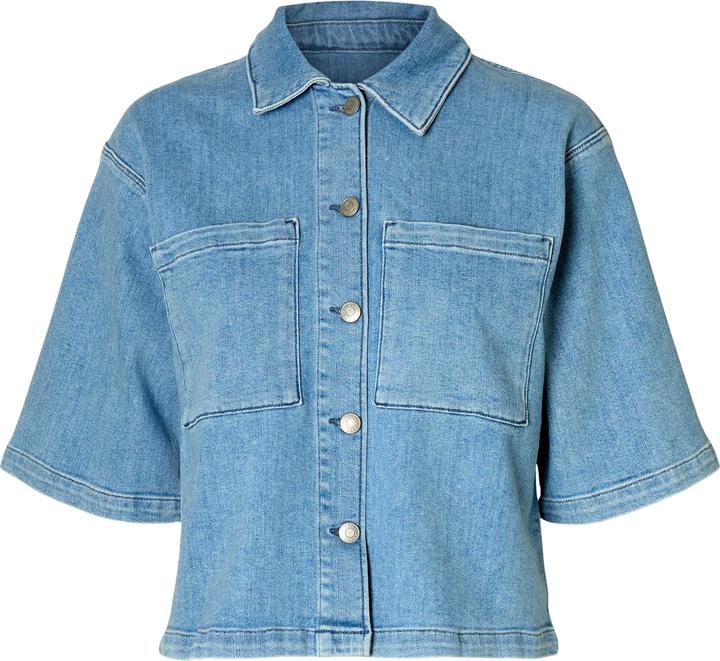 Immagine prodotto Selected Femme Denim Kurzarmhemd (40)