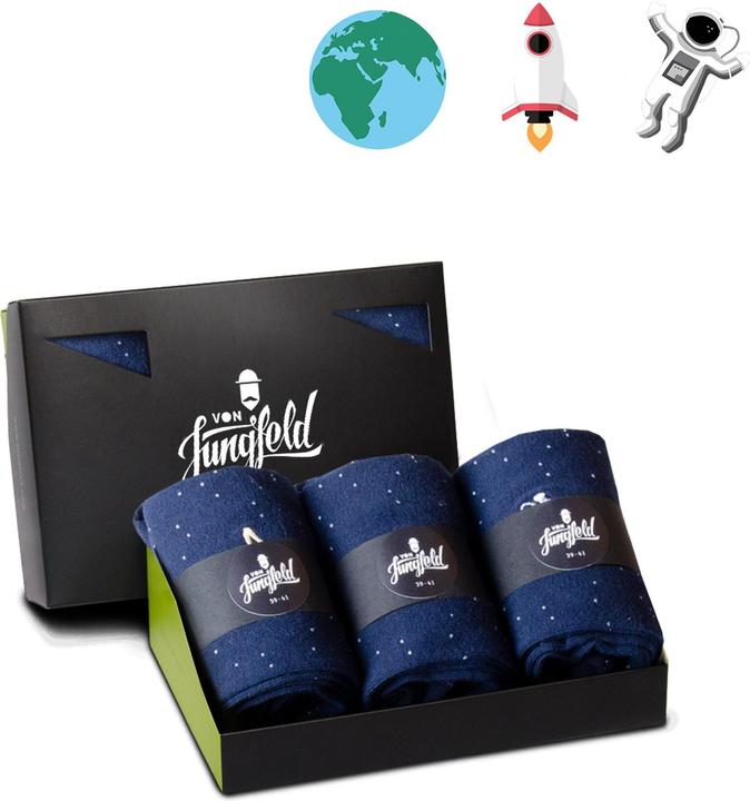 Immagine prodotto Von Jungfeld Calzini Casual - 7733 (confezione da 3, 39 - 42)
