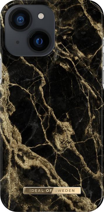 Actual product image iDeal Of Sweden Designer Hard Cover Golden Smoke Marble (Apple iPhone 13 mini)