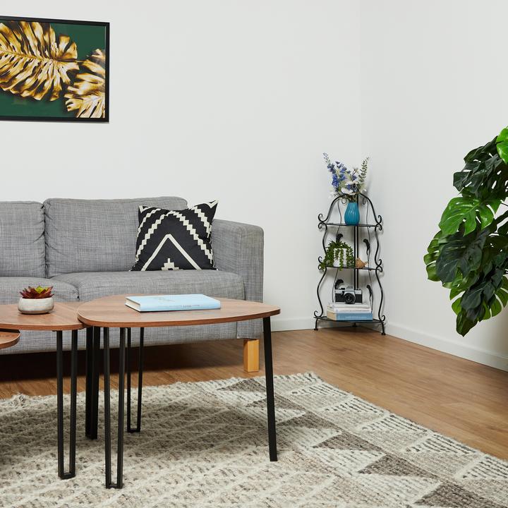 Actual product image Relaxdays Corner shelf (30 x 30 x 82.5 cm)