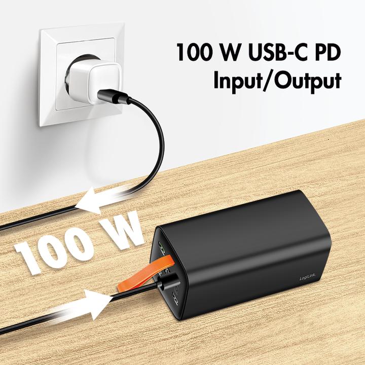 Produktbild LogiLink PA0351 (50000 mAh, 100 W, 100 Wh)