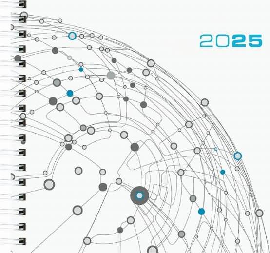 Produktbild Wochenbuch Assessor 2025 weiss, 15,8x14,7cm, Taschenkalender mit 120 Seiten, 1 Woche auf 2 (Deutsch)