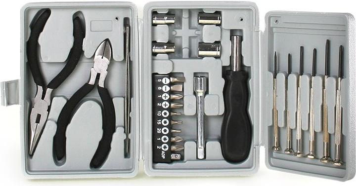 Produktbild InLine Goobay Universal-Feinmechaniker-Set, 25-teilig, in Plastikbox