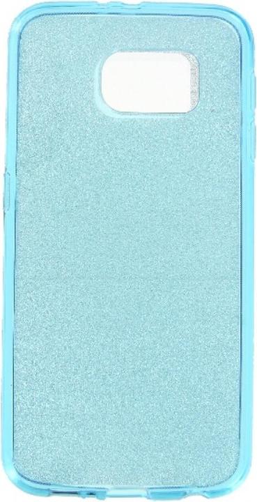 Actual product image OEM TPU Case Glitter Samsung Galaxy S6 blue (Samsung Galaxy S6)