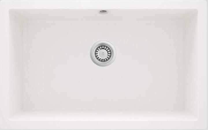Actual product image No Name Wall-hung granite washbasin with 1 basin (21 cm, 80 cm)