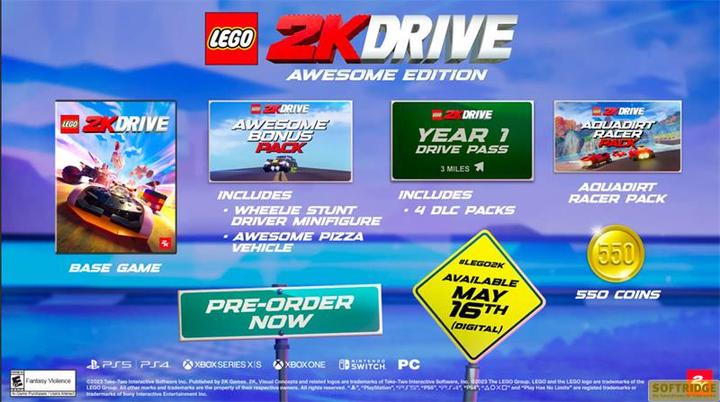 Image du produit 2K Games Lego 2K Drive - Awesome Edition (PS4, DE)