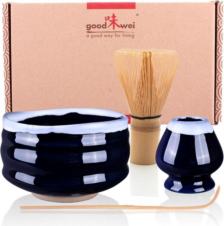 Actual product image Calimatcha Matcha Green Tea Set Kori incl. Matcha Broom