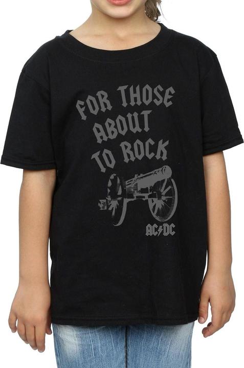 Produktbild AC/DC Girls For Those About To Rock Cannon TShirt aus Baumwolle (128)
