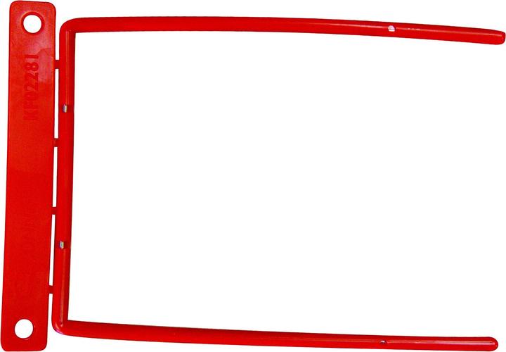 Image du produit Q-Connect Agrafes d'archivage D-Clip, épaisseur de classeur max. 8cm, rouge
