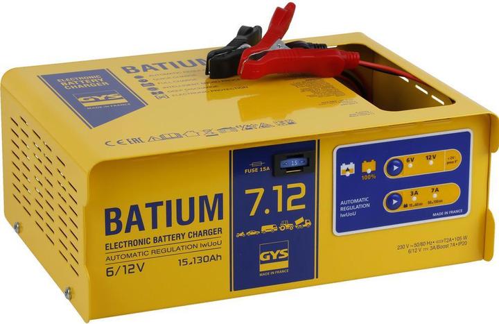 Image du produit GYS Batium 7/12 (6V, 12V, 7 A)